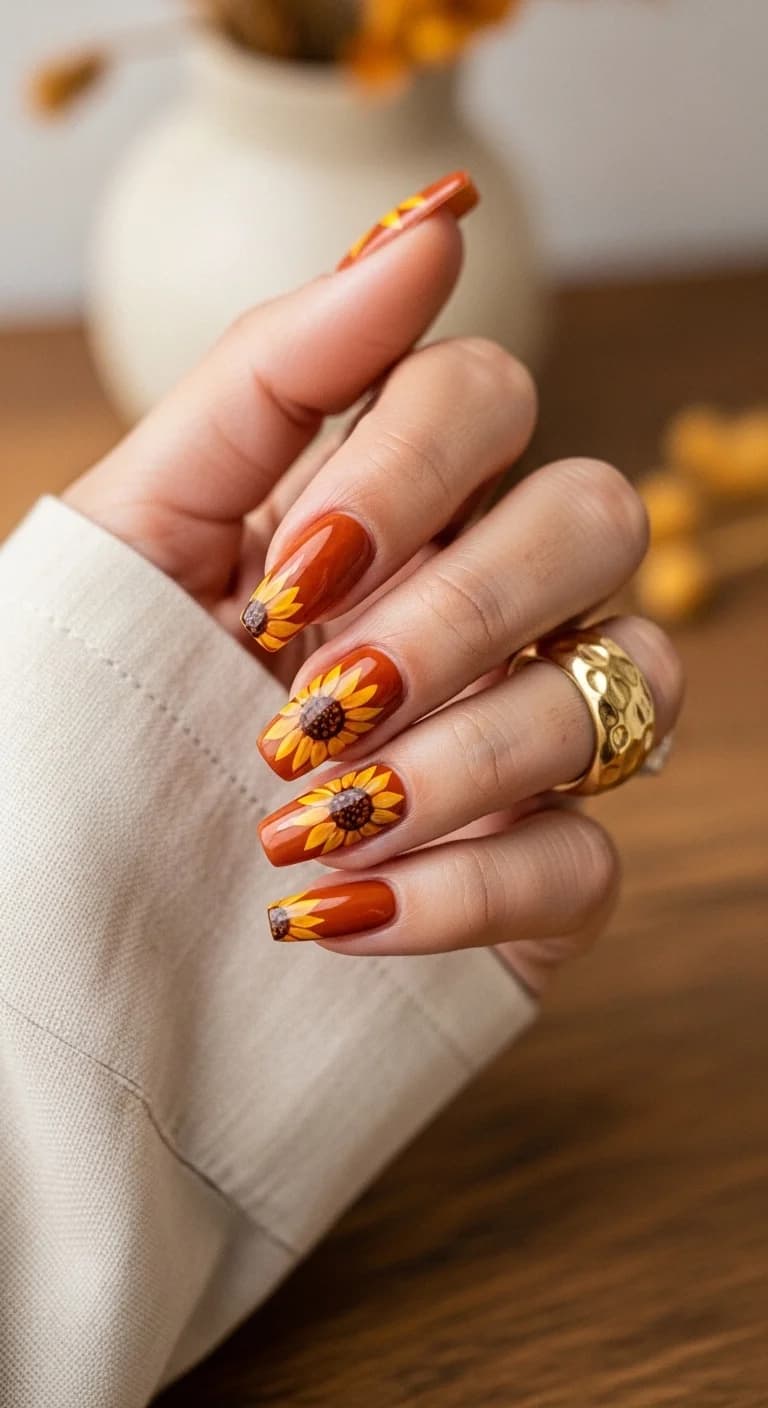 26 Stunning Sunflower Floral Nails for Spring & Summer 2026 🌻