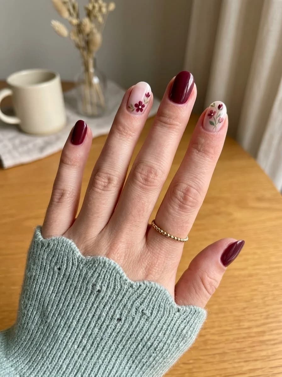 27 Designs To Make Your Nails Look Expensive With Burgundy Nail Color!