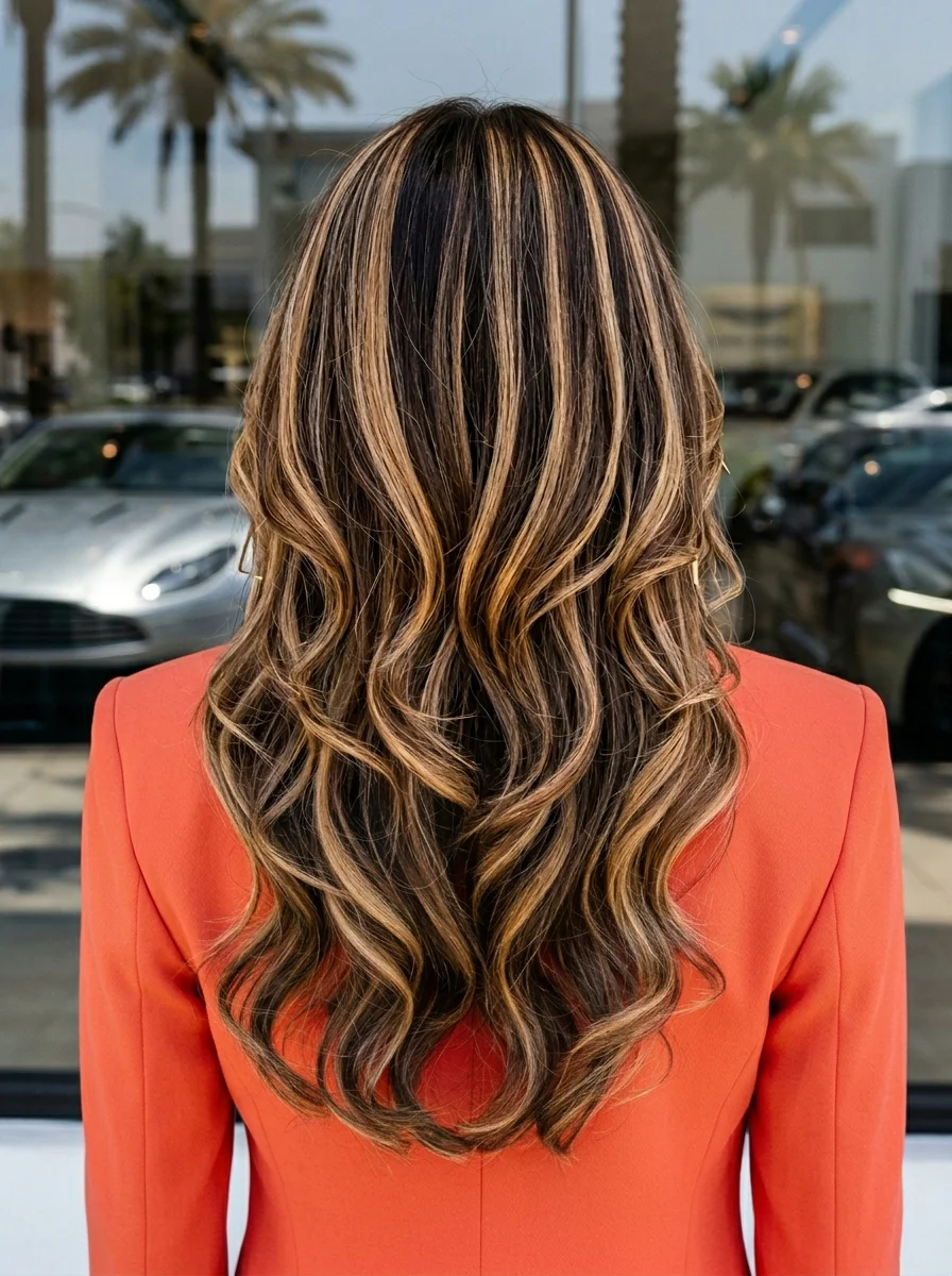 Rich Espresso & Caramel Swirl Waves