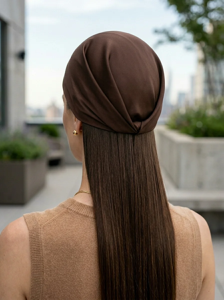 Chic City Slicker: Sleek Head Wrap