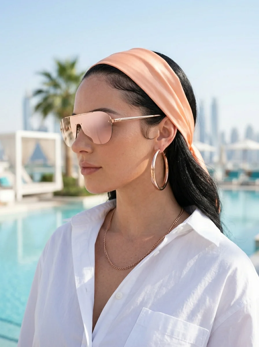 Resort Ready: Tropical Print Head Wrap