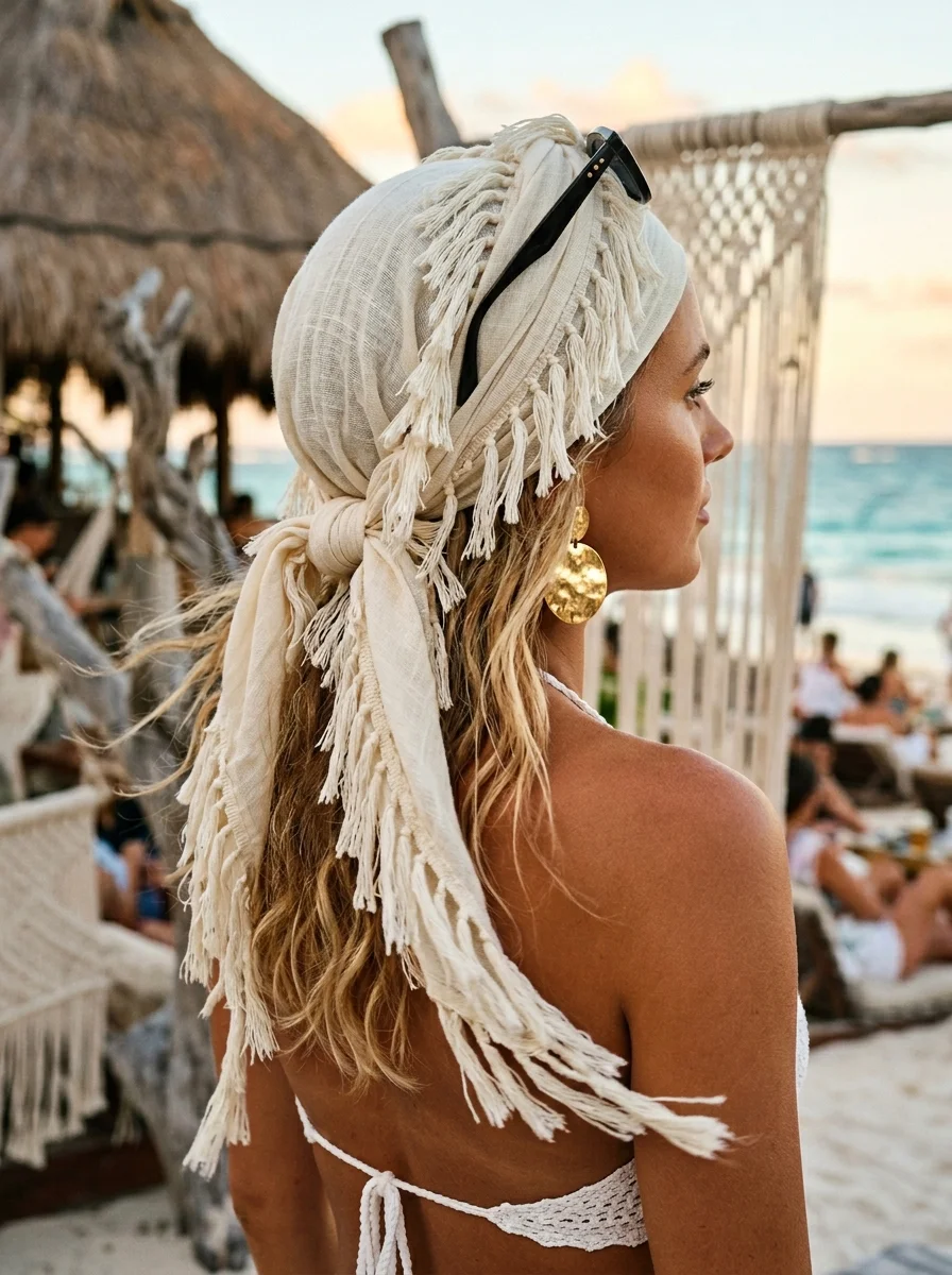 Bohemian Rhapsody: Fringed Scarf Style