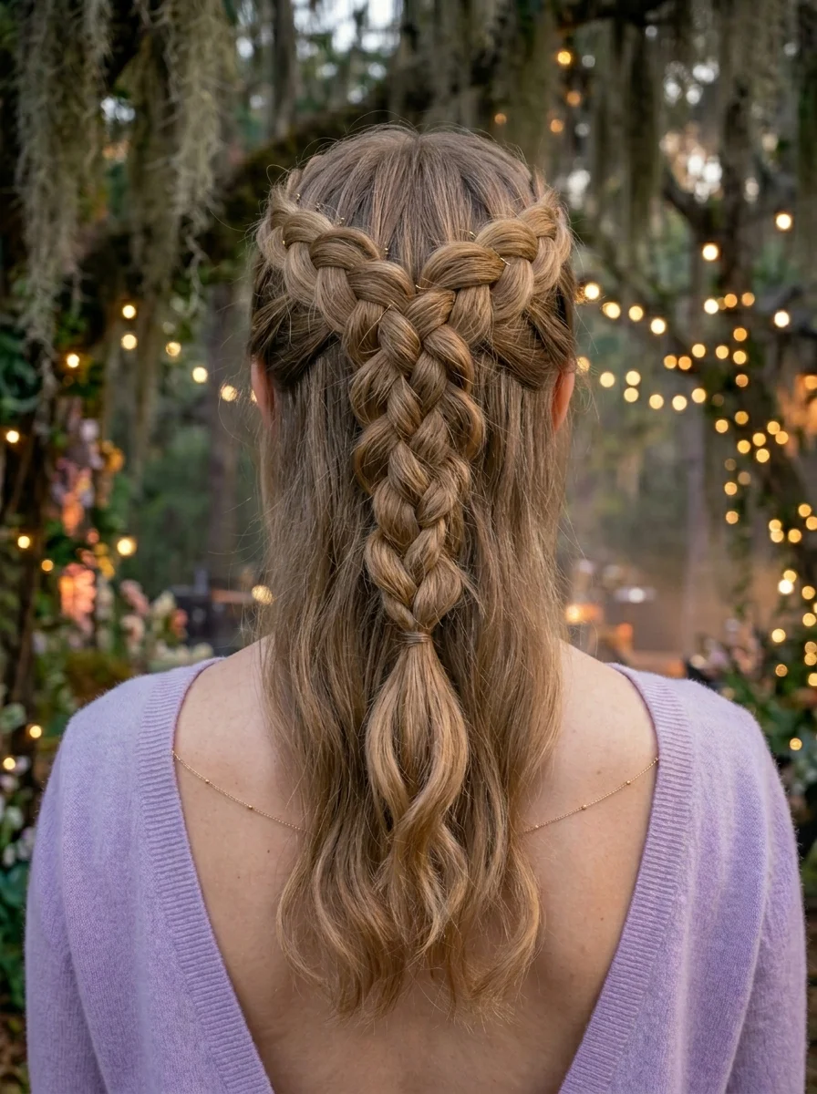 Enchanted Forest Braid Crown