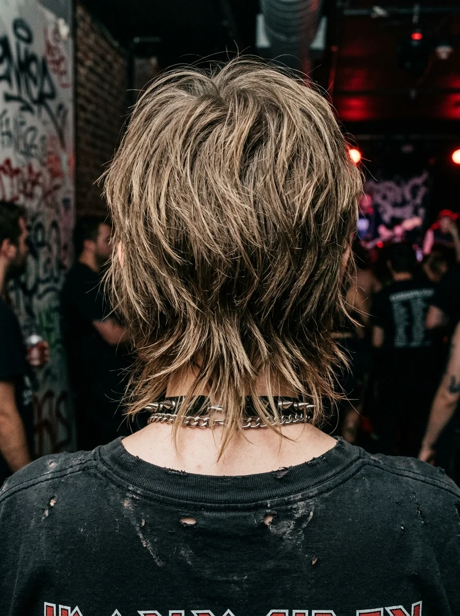 The Messy Rocker Mullet