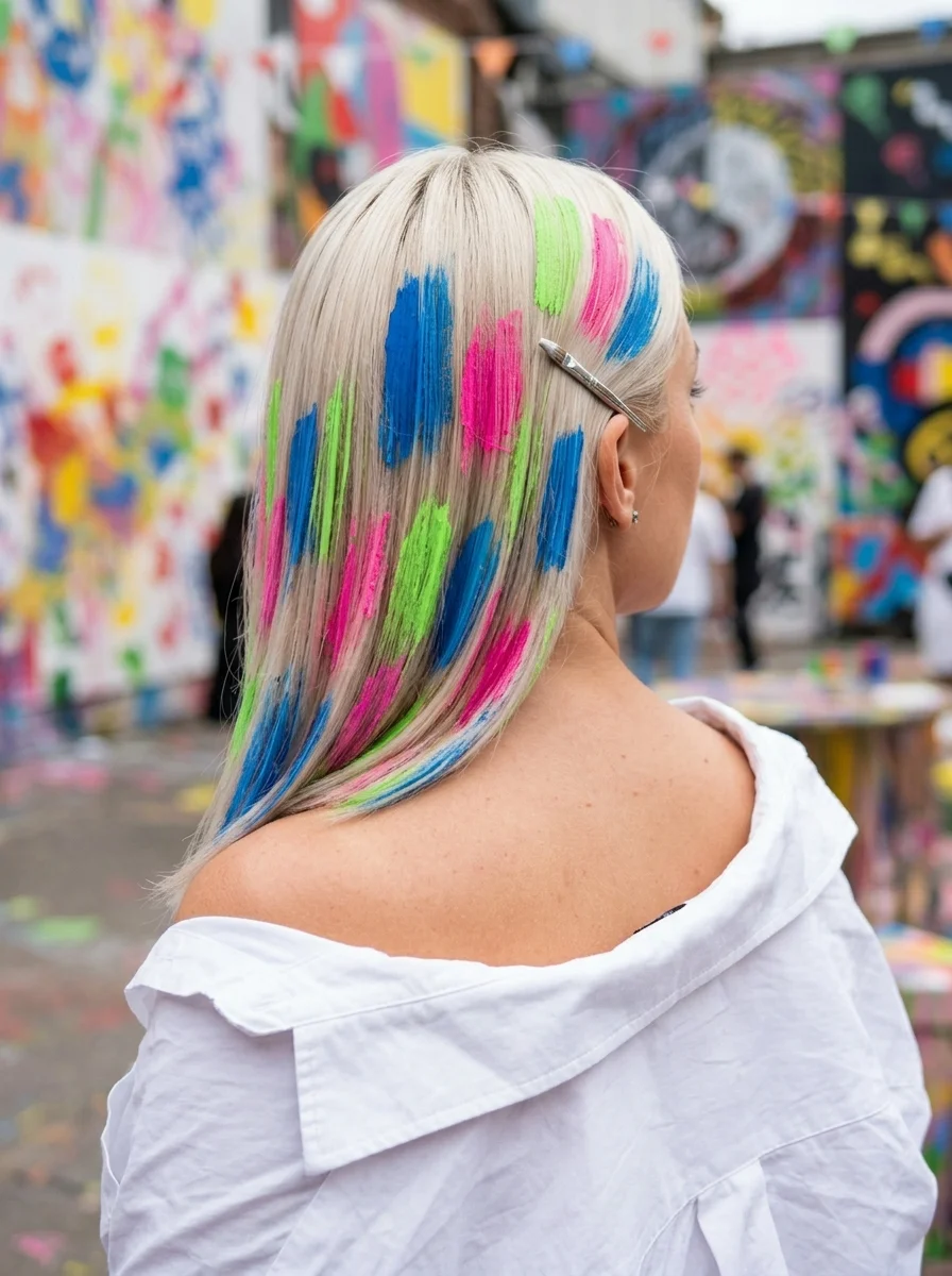 Neon Pop Stroke Lob