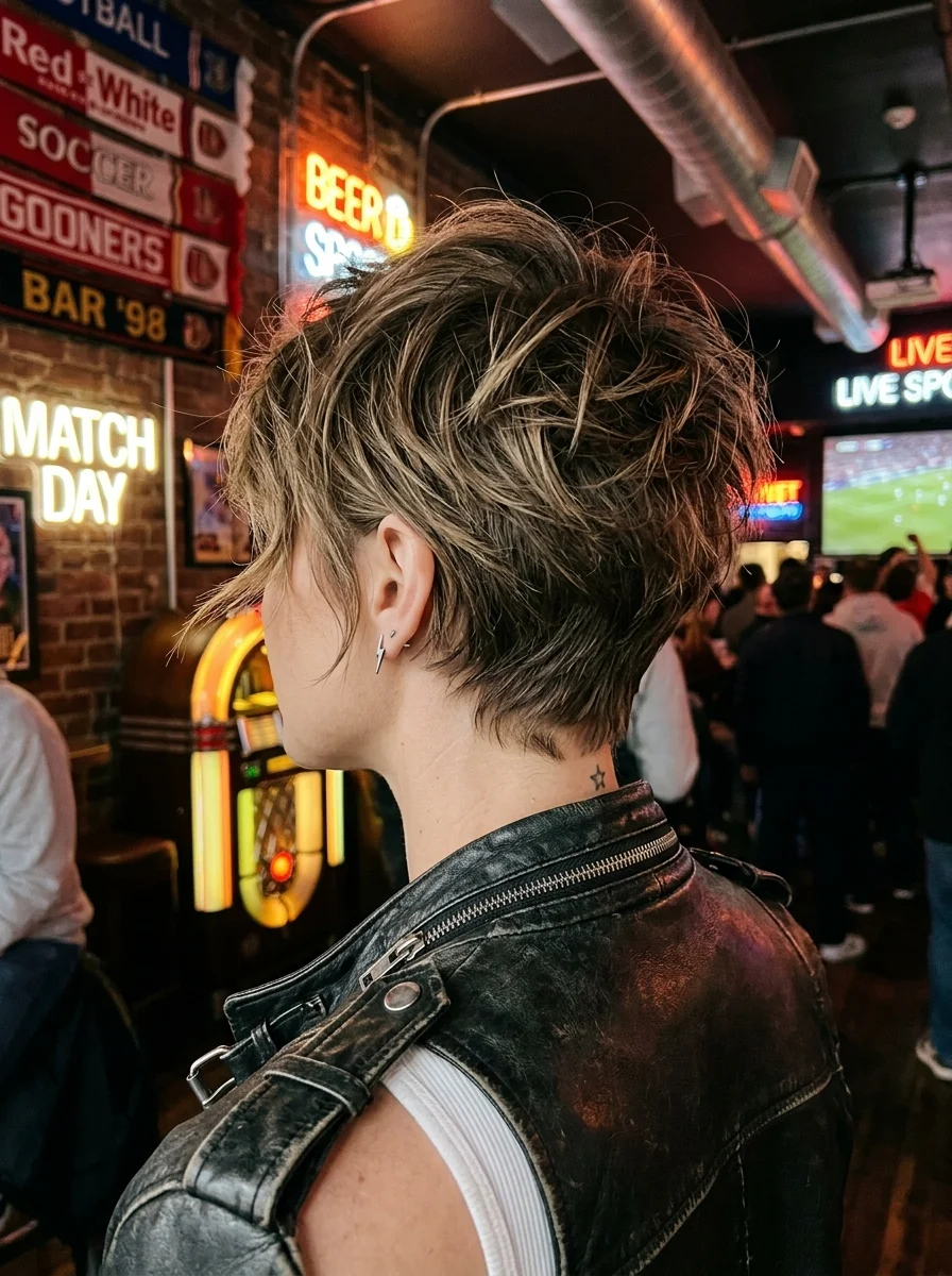 Edgy Pixie Cut with Textured Layers