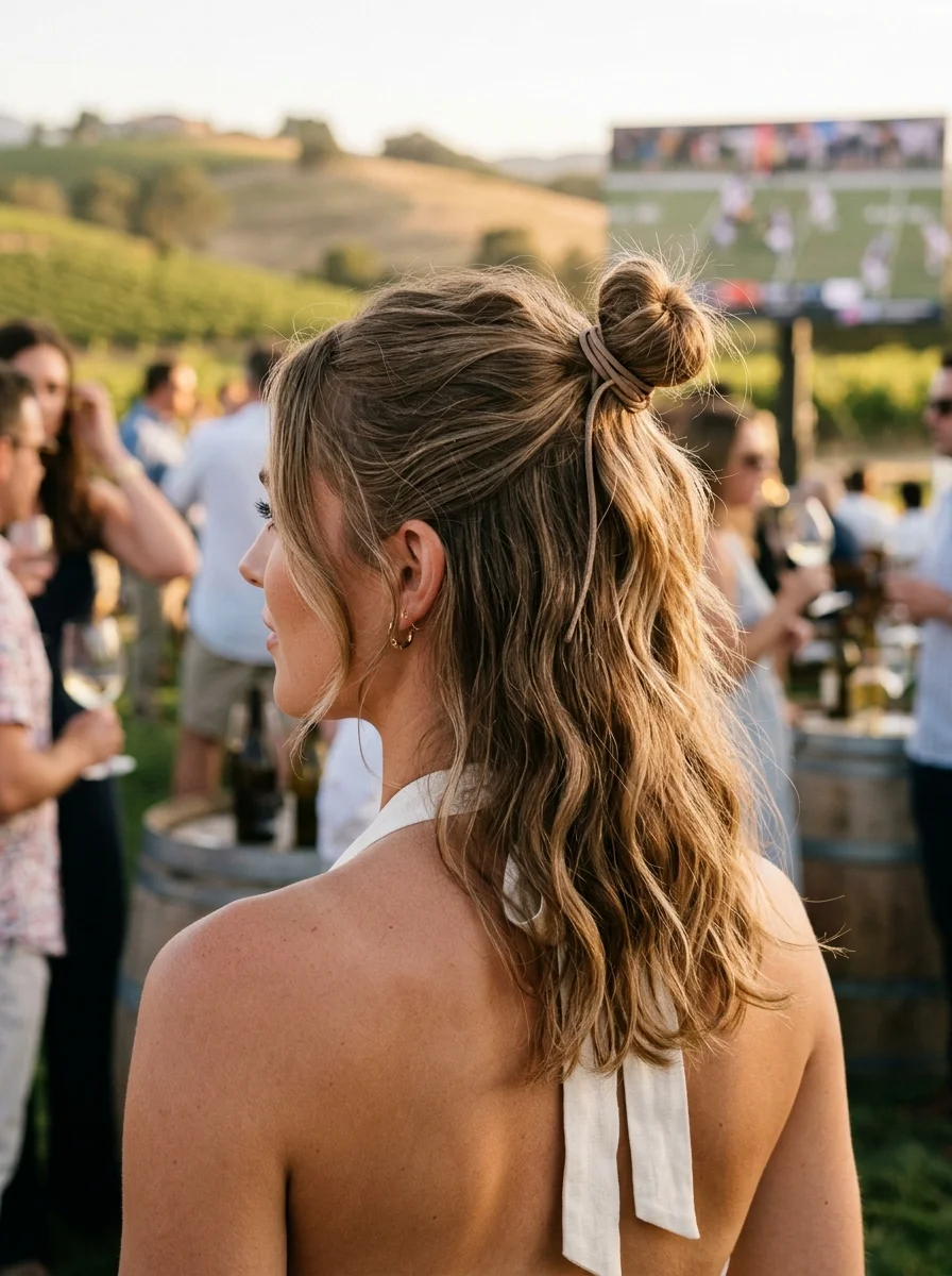 Boho Braided Crown with Baby's Breath