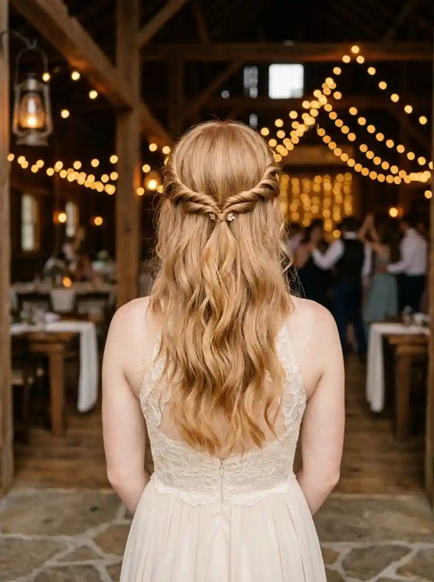 Braided Crown with Loose Waves