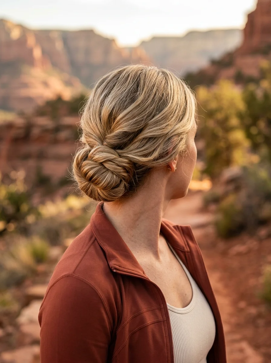 Braided Low Bun