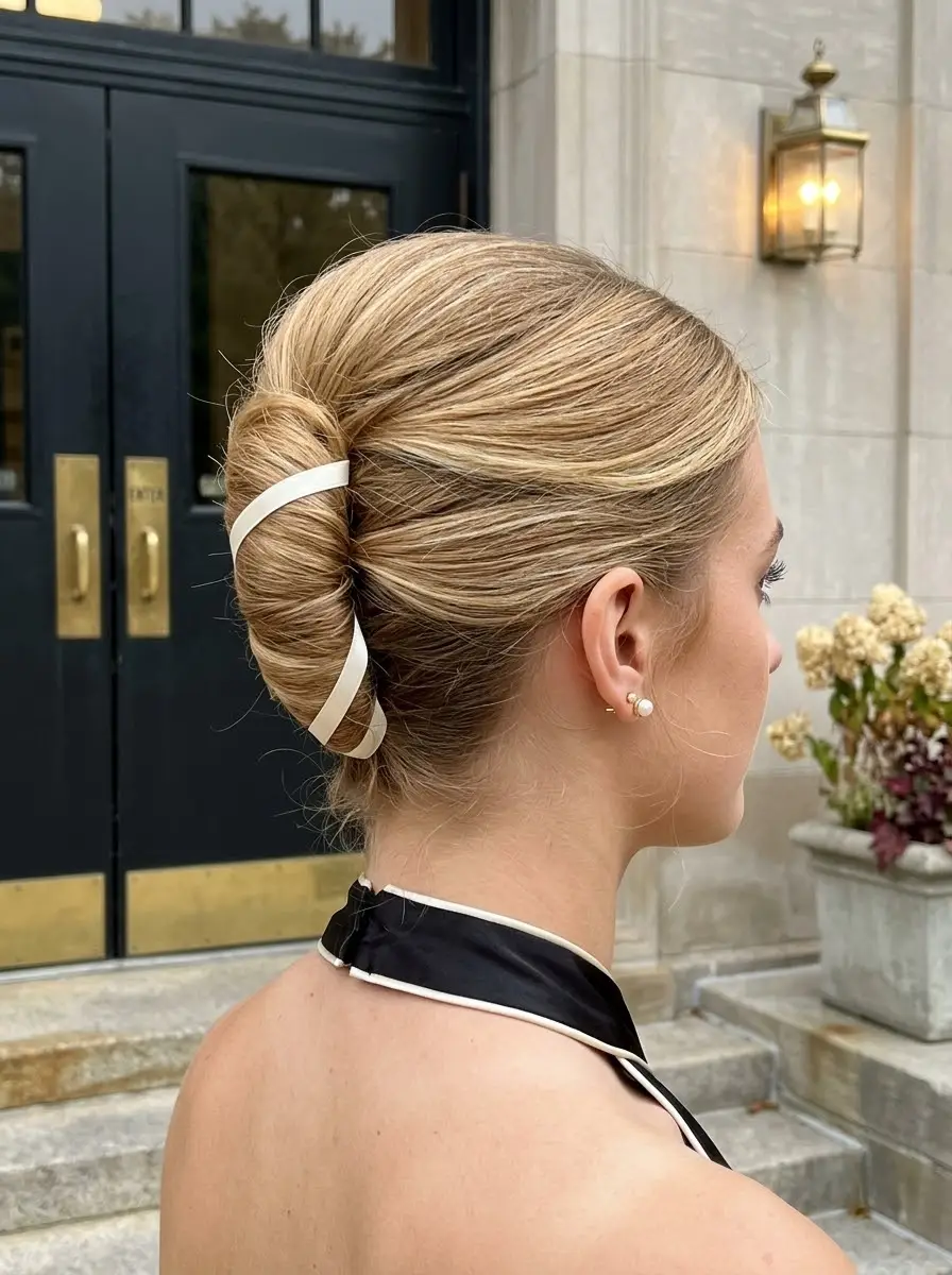 Sleek French Twist