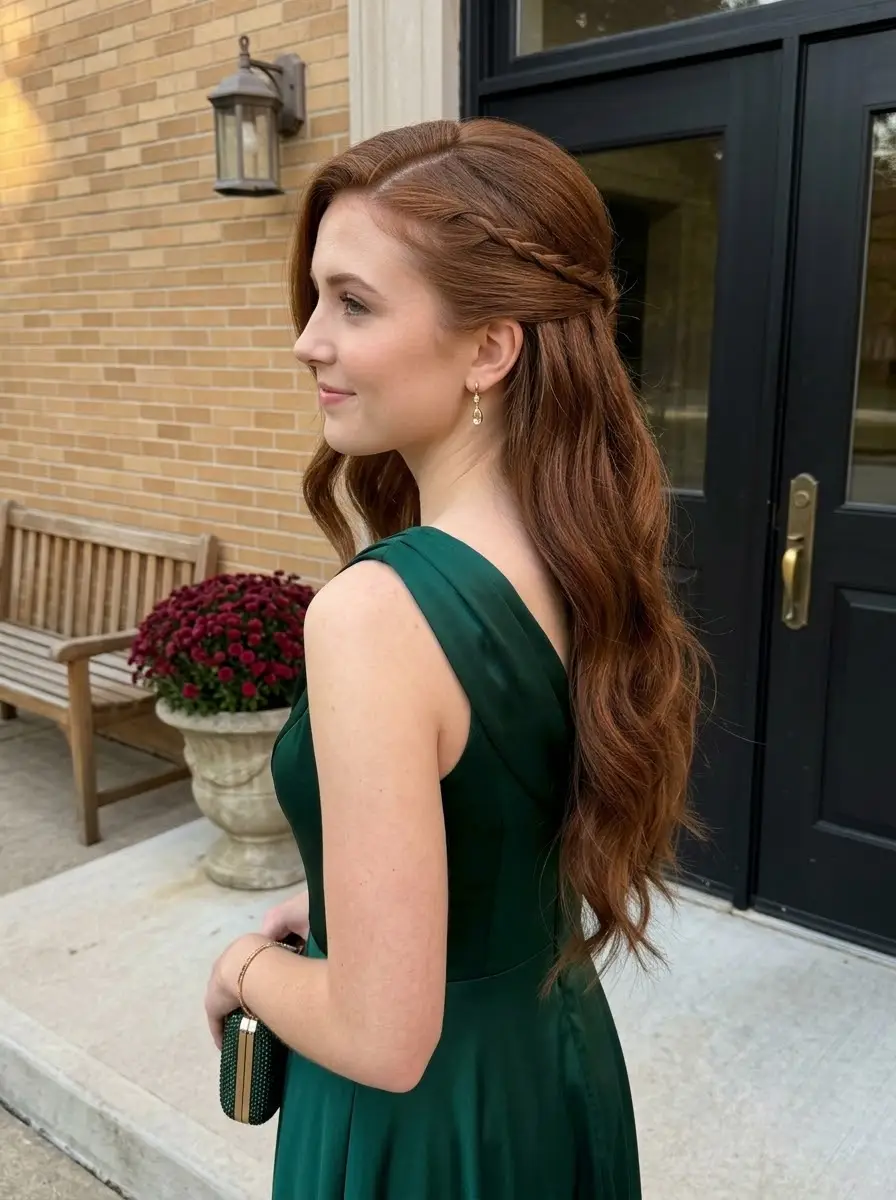 Side-Braided Half-Up Waves