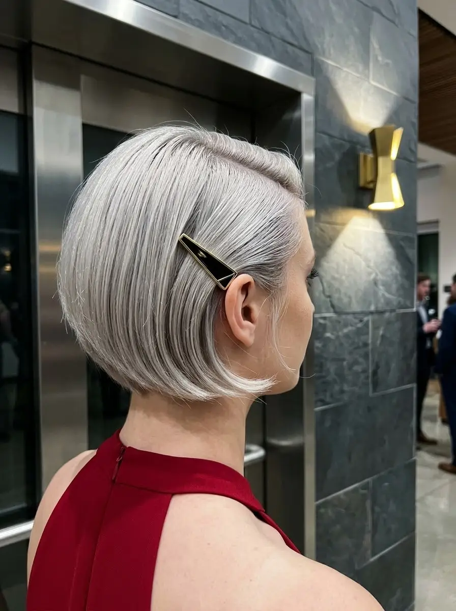 Platinum Blunt Bob