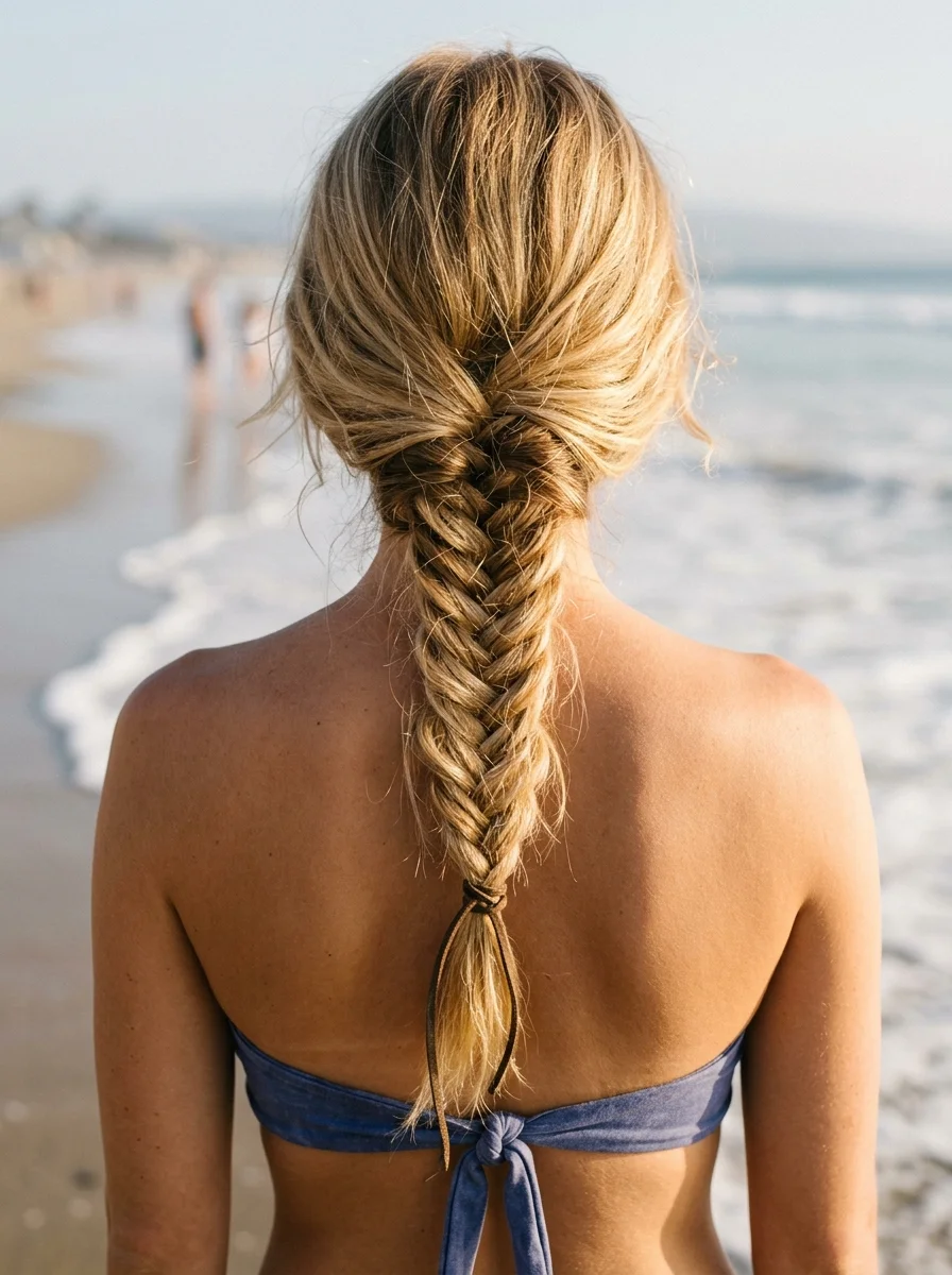 Beachy Boho Fishtail Braid