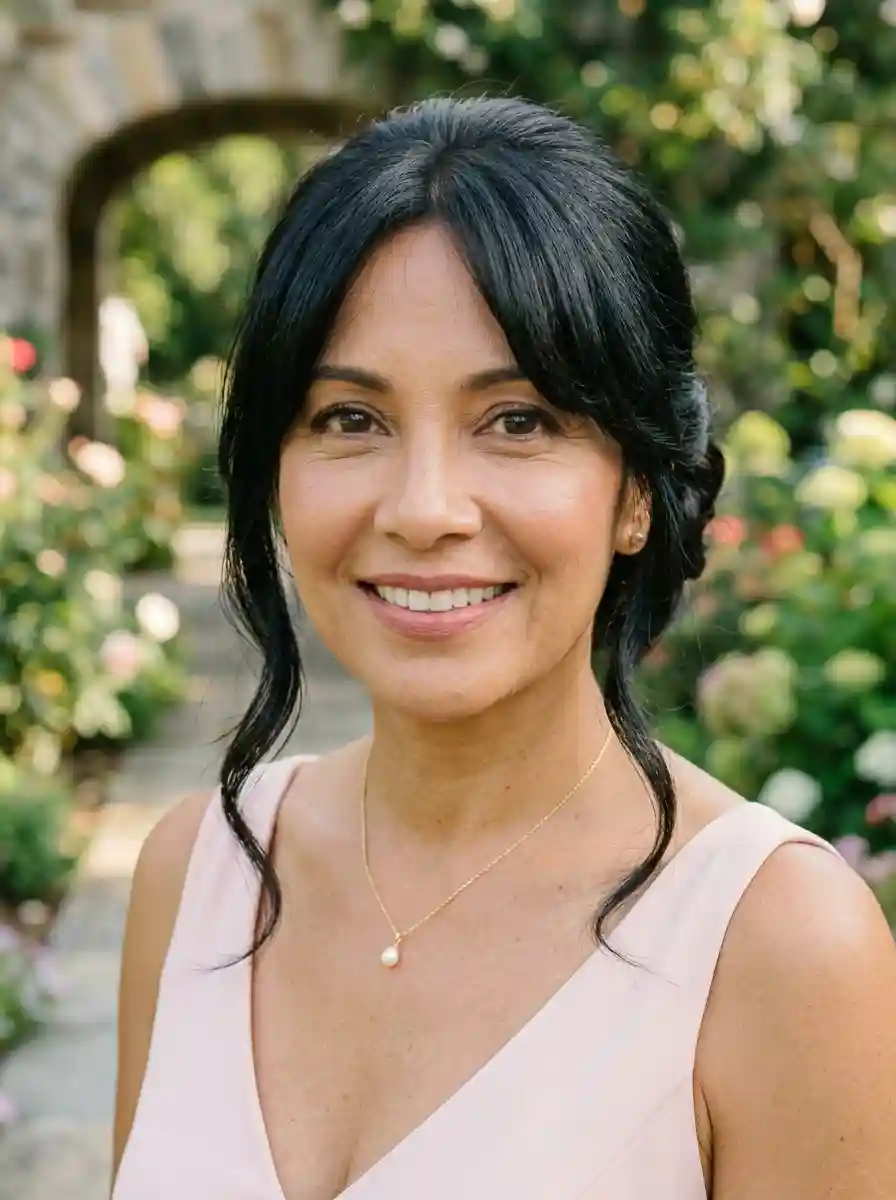 Effortless Chignon with Face-Framing Tendrils