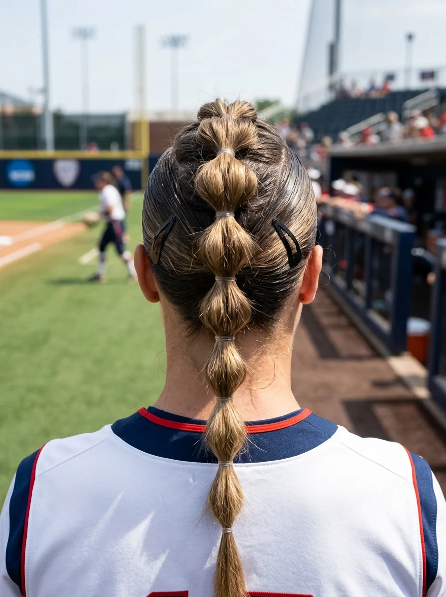 The Bubble Braid: Sleek and Sporty!