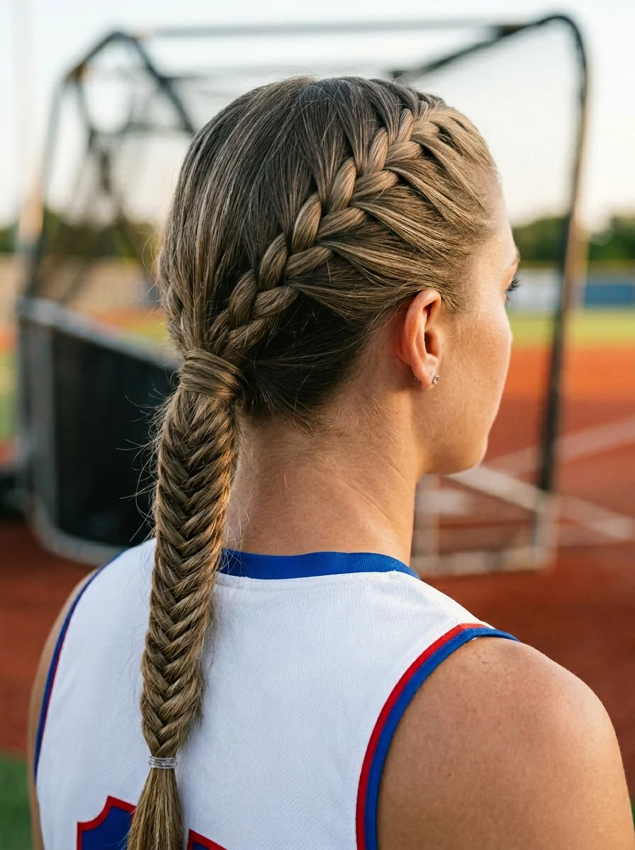 French Braid to Fishtail Combo