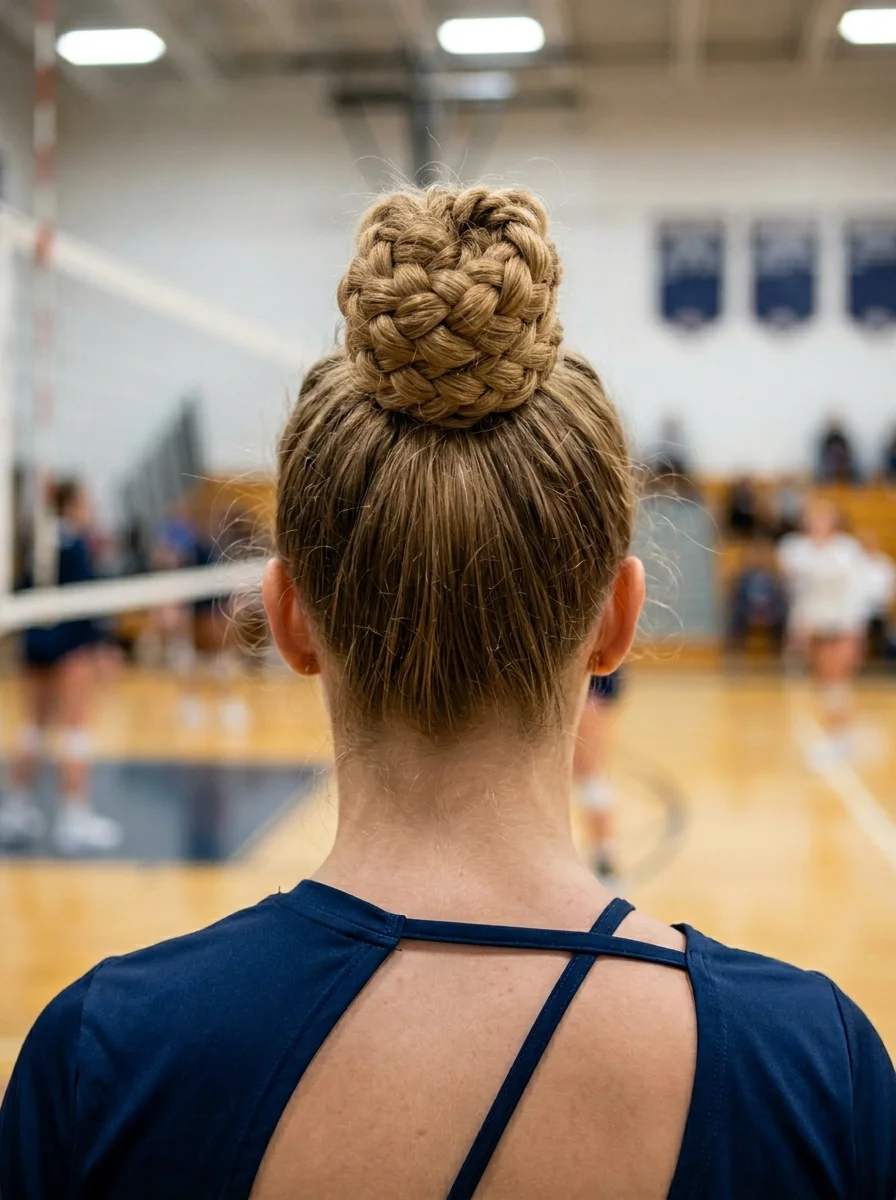 Intricate Braided Top Knot