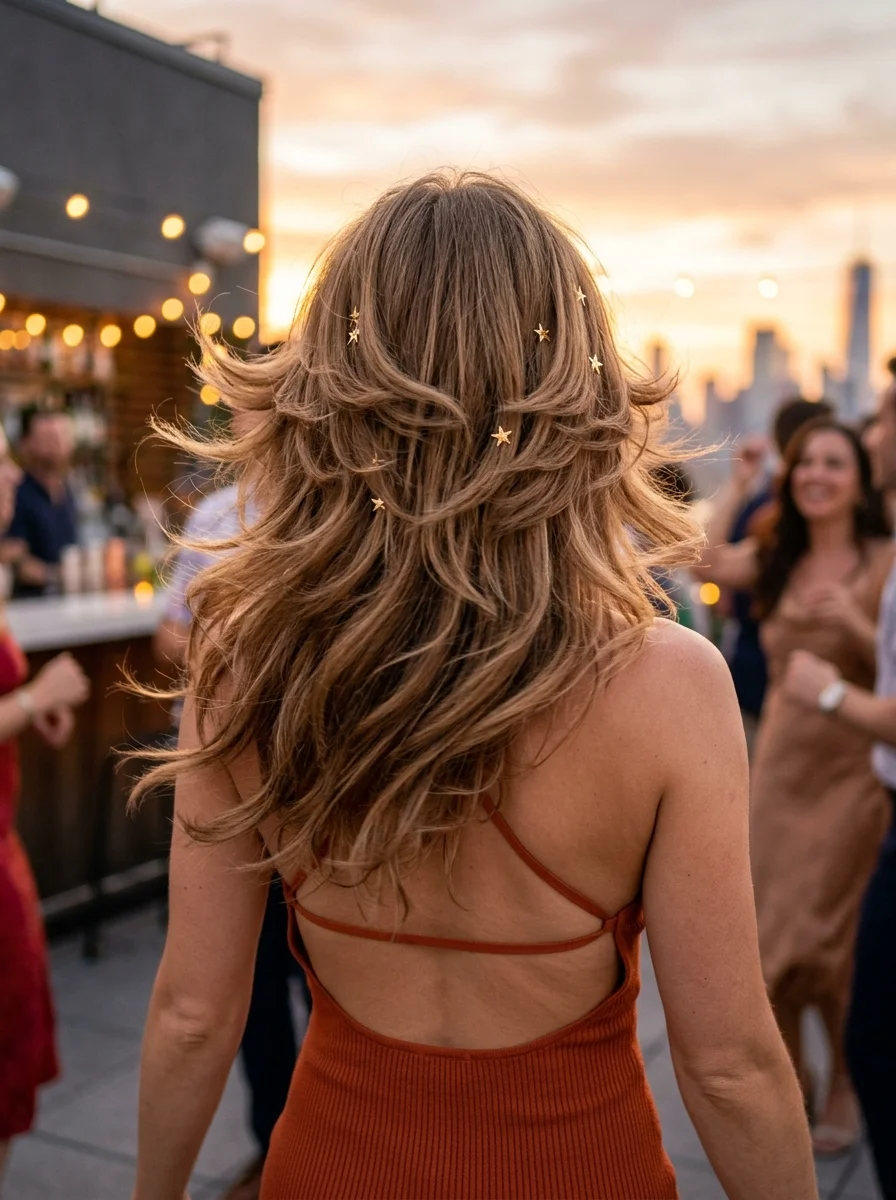 Effortless Beachy Waves with Starry Accents