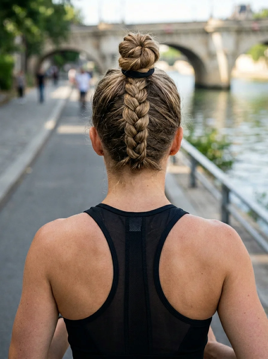 Braided Bun with a Twist