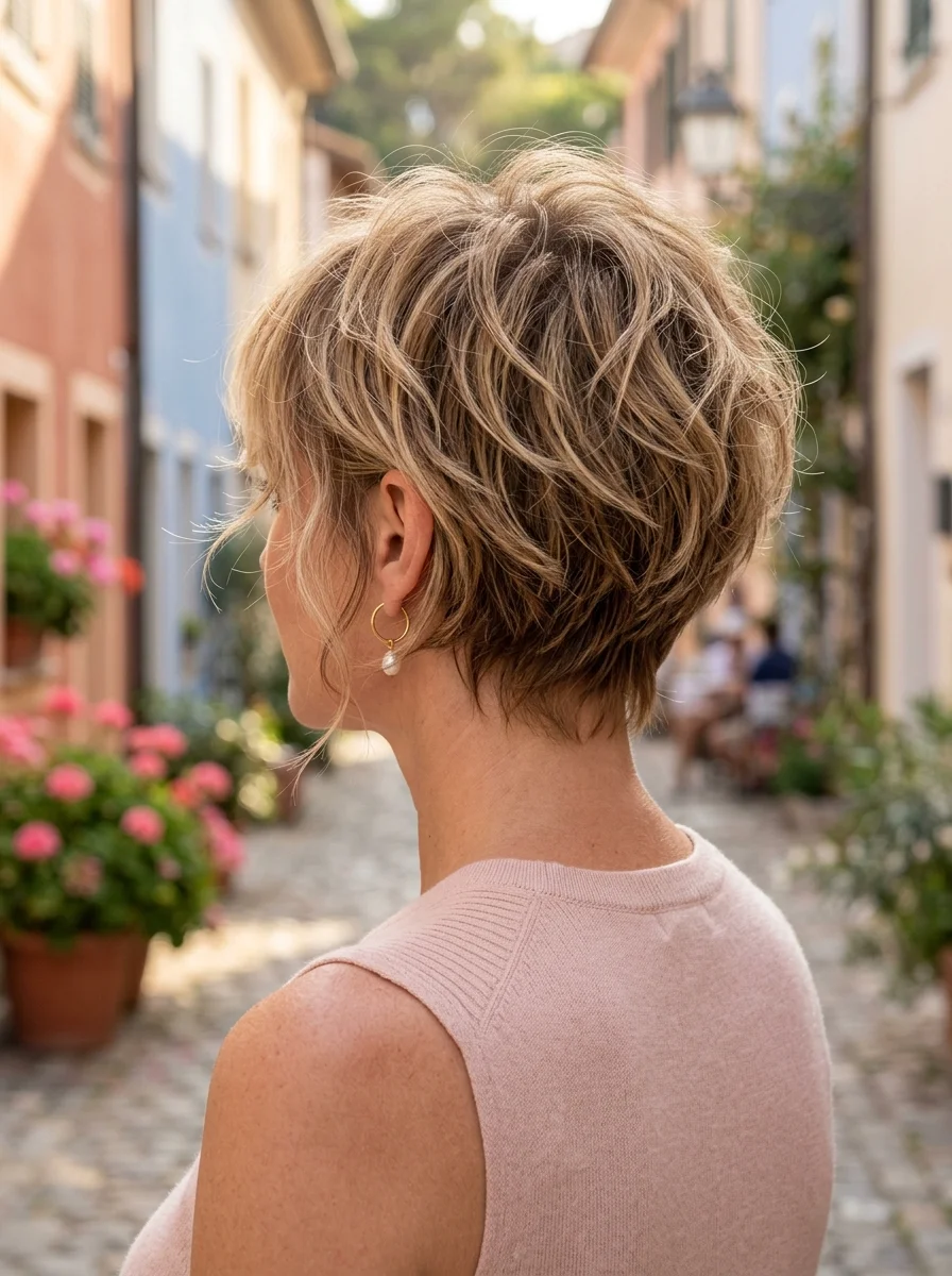 Textured Pixie Cut with Piecey Styling