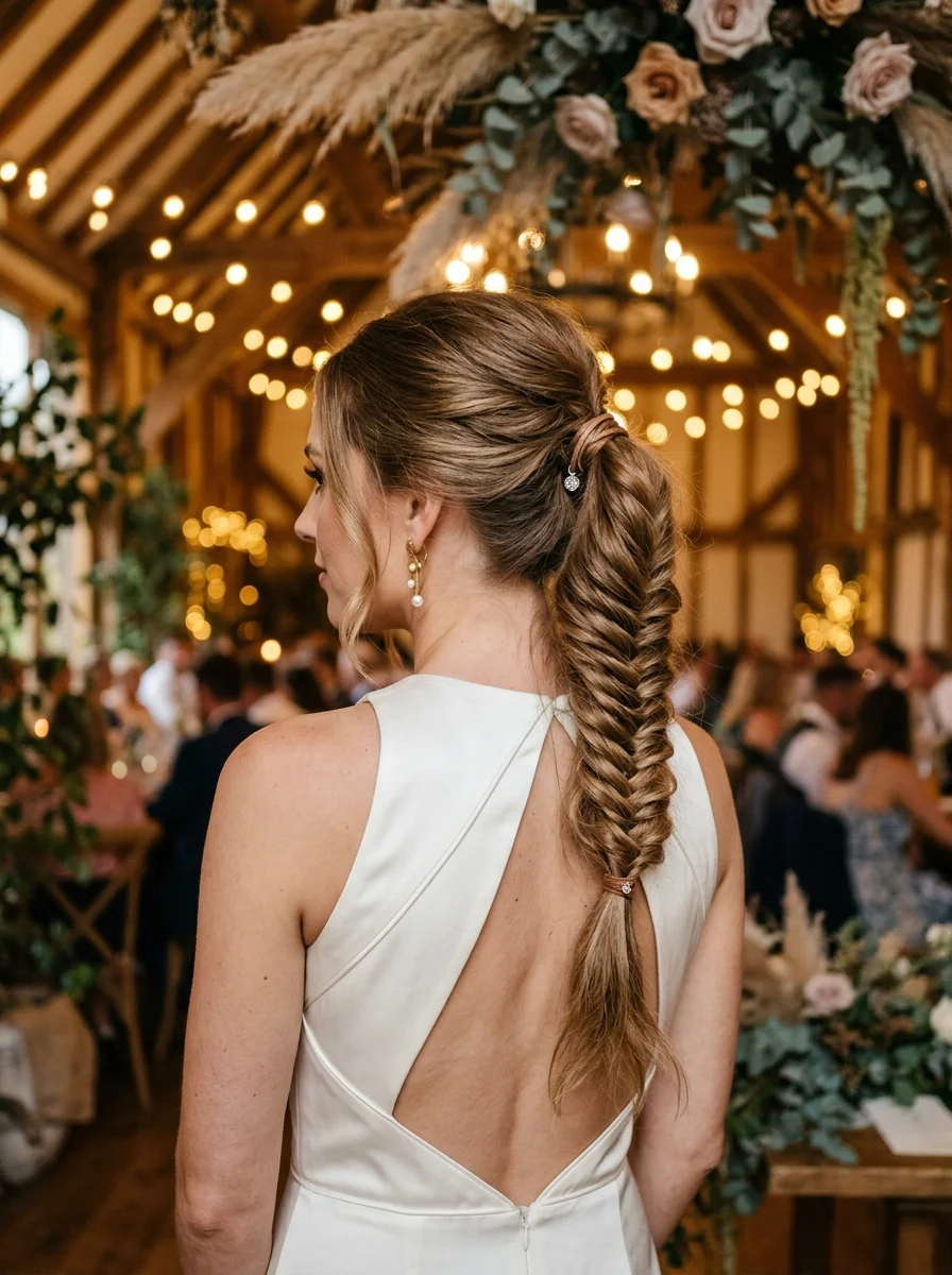 Chic Fishtail Braid with a Twist