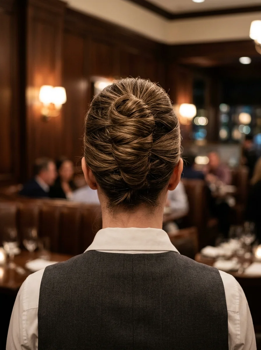 Elegant Twisted Chignon