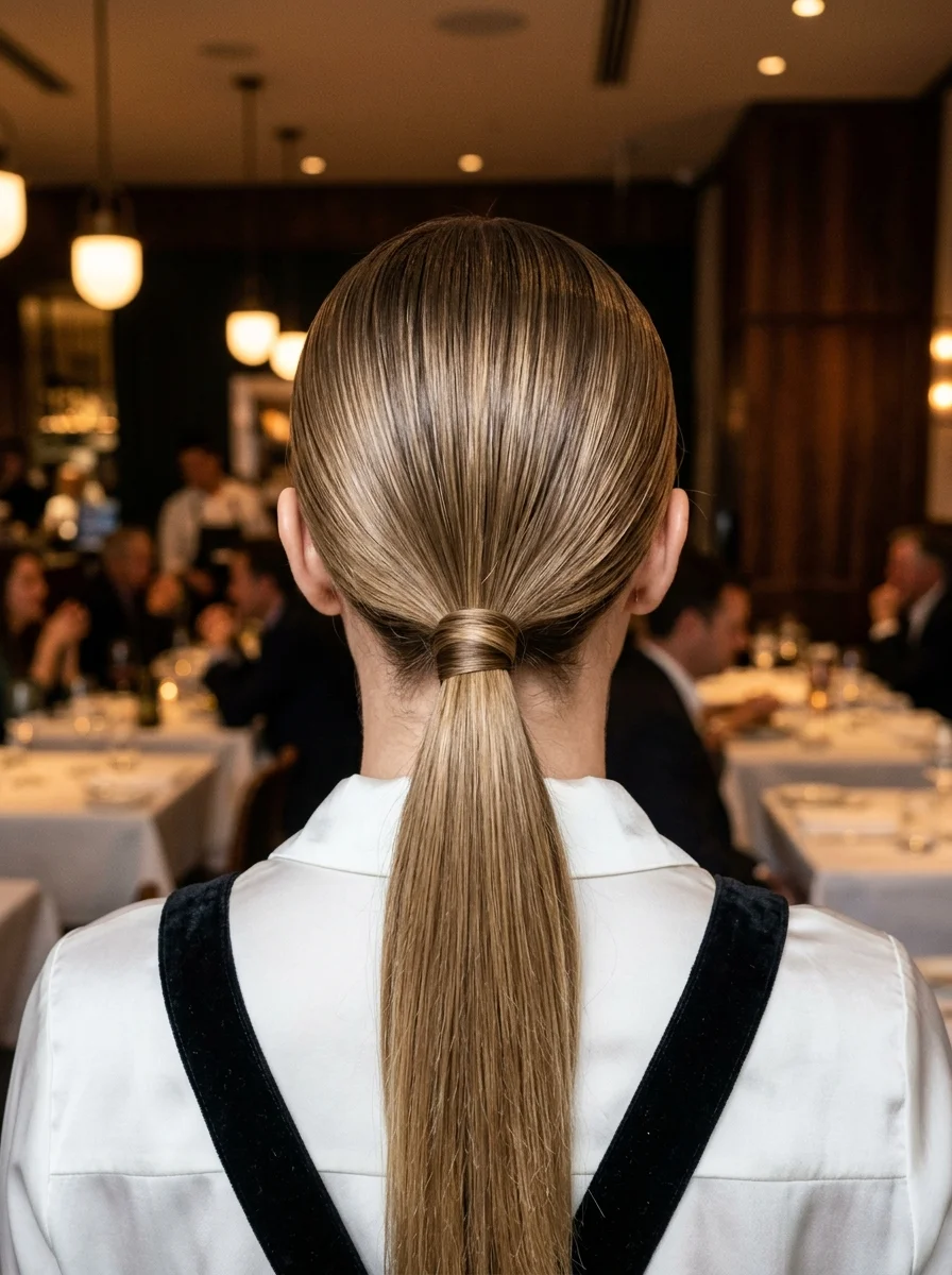 Super Sleek Low Ponytail
