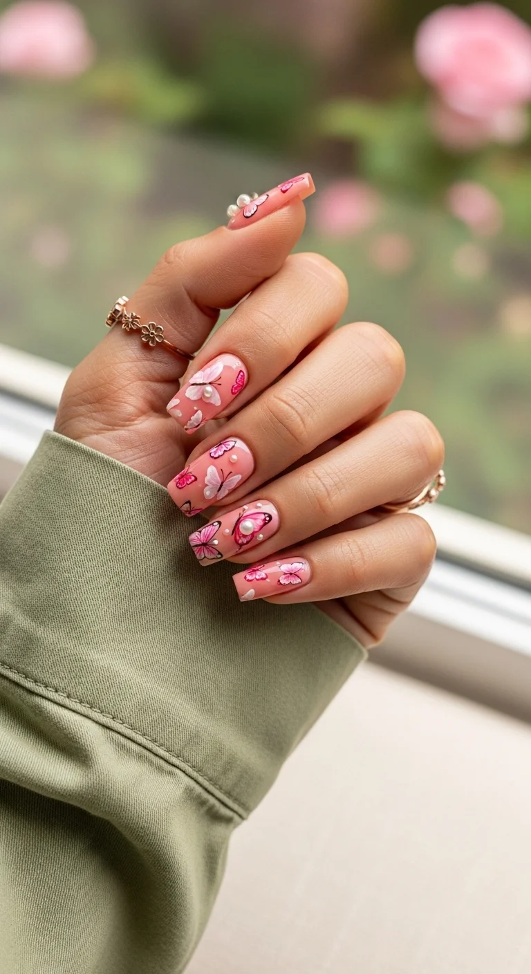 34 Stunning Summer Butterfly Nails for Women in 2026 🦋